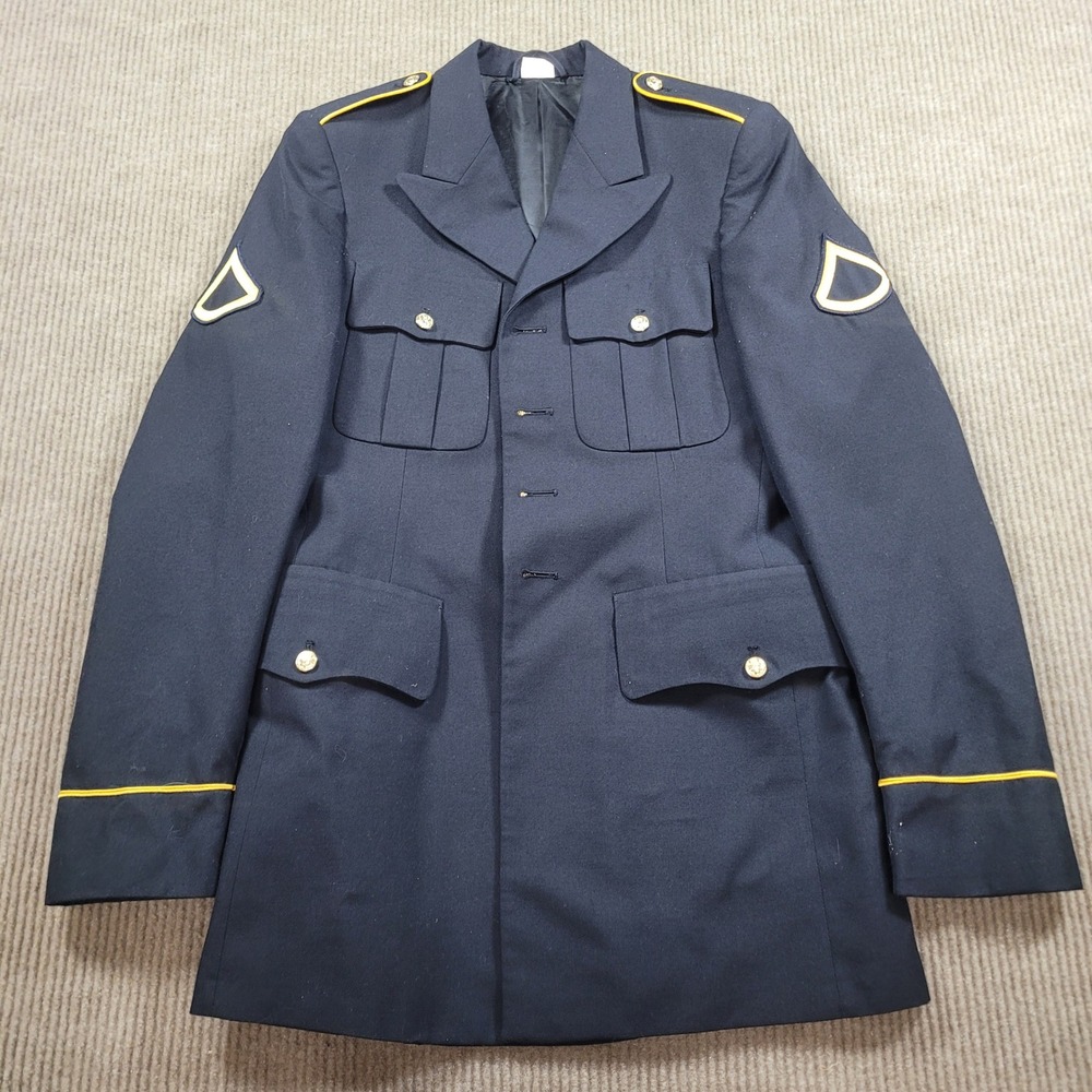 DeRossi & Son US Army Blue 450 Service Uniform Coat PFC Rank 35LC